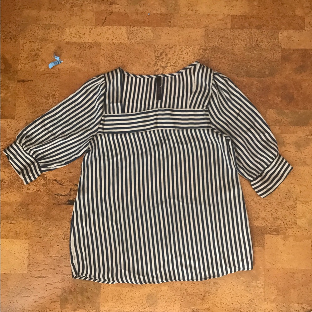 Striped Blouse; Size Small